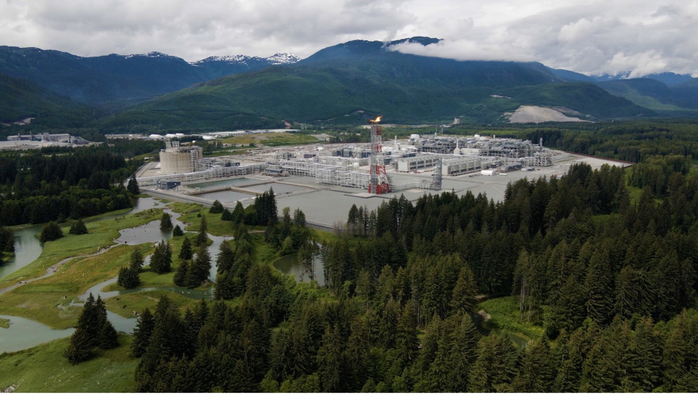 LNG Canada’s plant at Kitimat BC