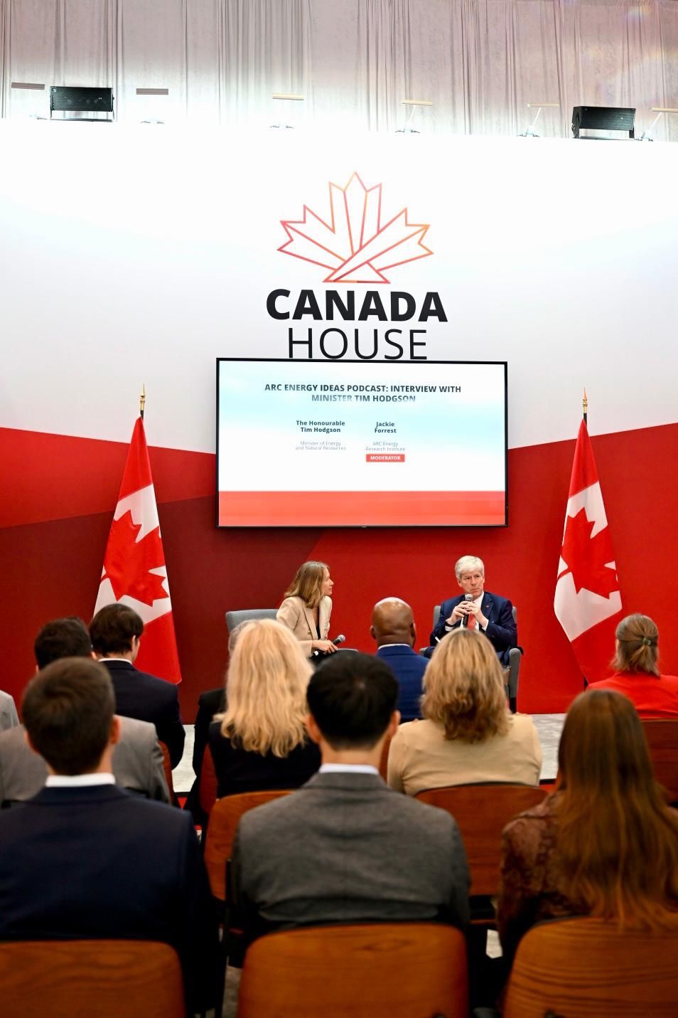 ARC Energy Ideas podcast Interview with Tim Hodgson. (Photo credit: ARC Energy Research Institute via LinkedIn)