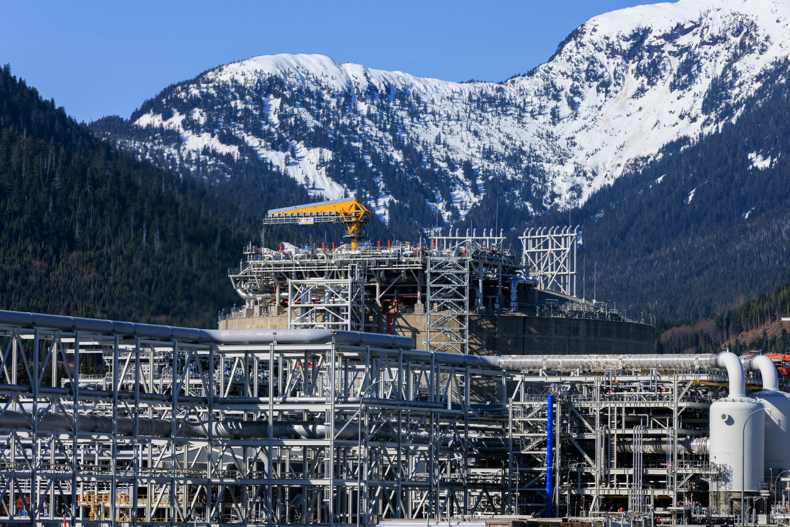 LNG Canada site in Kitimat, B.C. April, 2026